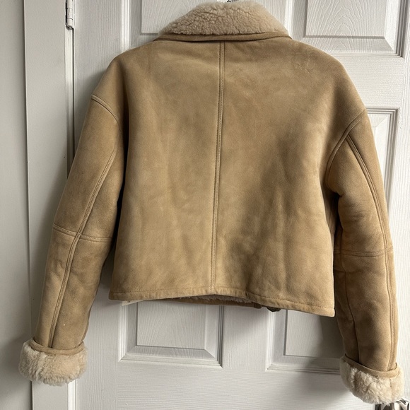 Thea double-breasted shearling jacket - Picture 7 of 7